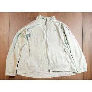 Peter Millar Jacket Women’s XL Full Zip SoftShell Windproof Soft Lime Green